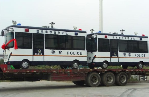 廣西防城港市交警支隊(duì)流動(dòng)警務(wù)室