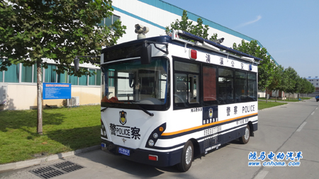 廣東省東莞市鴻馬移動警務(wù)室發(fā)車——治安防護(hù)再添新平臺