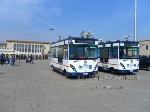 北京天安門巡邏警務(wù)站亮相